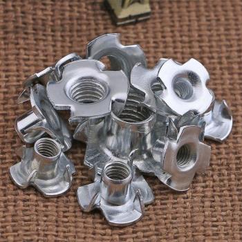 20pcs Zinc Plated Tee Nut M3 M4 M5 M6 M8 M10 M12
