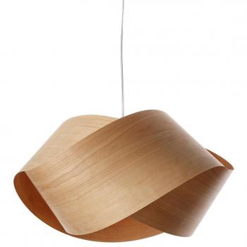 Lichtschleier Kirschen-Matt, Pendelleuchte 40x42x21 cm – dimmbar, keine Lampe