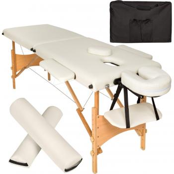 Table de massage portable FREDDI 210 x 95 cm Beige