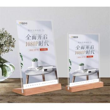 A6 L-Shape Table Sign Display