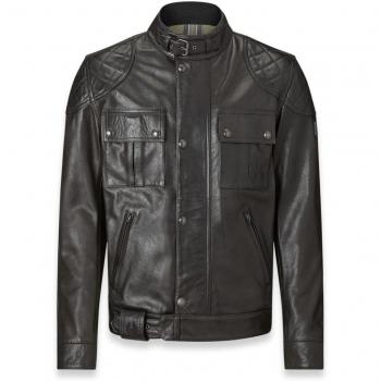 Pelle Moto Belstaff Brooklands Nero 2XL
