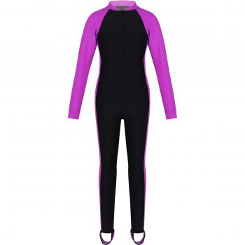 TiaoBug Kids Unisex Zipper Up Bathing Suit