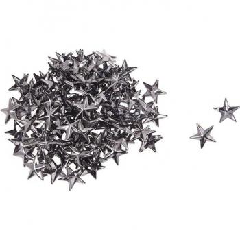 100 Dark Gray 15mm Rivets for Shoes, Bags, and Gloves