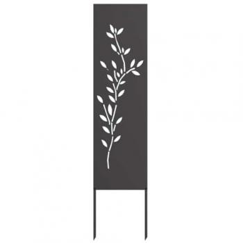 Bordure décorative jardin noire 32 x 140 cm