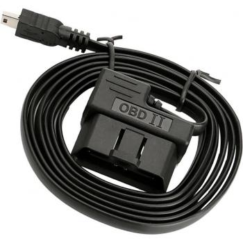 Cable adaptador OBD II 2 de 16 pines a Mini USB 180 cm