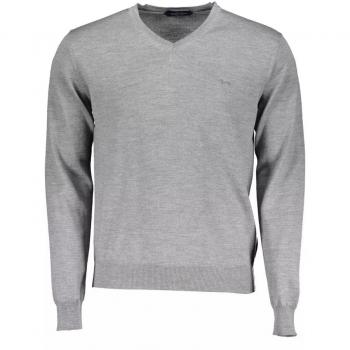 Harmont & Blaine, V-neck Knitwear, male, Gray, Size: L