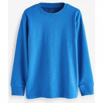 Next Cobalt Blau Regular Fit Langarm-Tee für Kinder (3-16 Jahre)