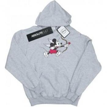 Felpa con cappuccio Mickey Mouse Love Cherub Nera