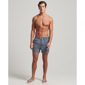 Short da bagno Studio Navy Tile L