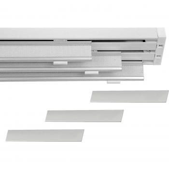 Barra Cortina Control Manual Derecha – Riel 3‑Vías 60 cm