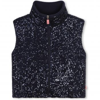 Chaqueta Billieblush Negra con Lentejuelas para Niña