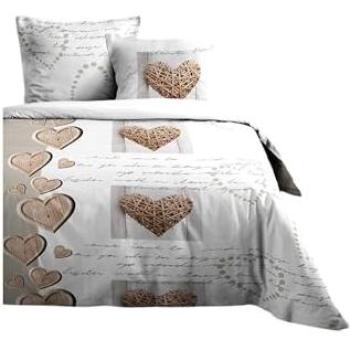 Housse de couette et deux taies 220x240 cm – Lovely Casa – Coeur Douillet