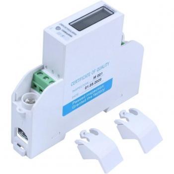 Medidor KWH Digital con Retroiluminación LCD para Carril DIN 230V 5-100A y Conexión Modbus