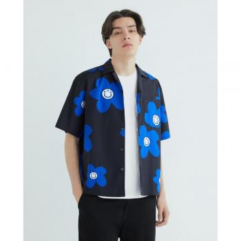 Camisa Hugo Azul Casual de Algodón