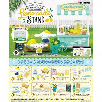 Sanrio Cinnamoroll Lemonade Stand Boxed Gift – 8 Pieces, 8 Varieties – Re‑Ment