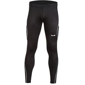 Izas RIMO Sportlegging für Erwachsene – schwarz/weiss, XL