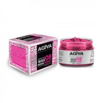 Cera Capilar Agiva Hairpigment Color 08 Rosado 120ml