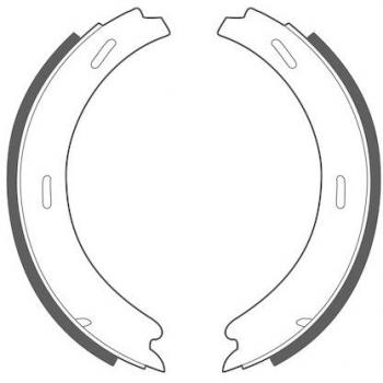 Ferodo FSB196 Brake Shoe Set, parking brake