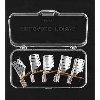 Moules aluminium pour ongles art 5 unités