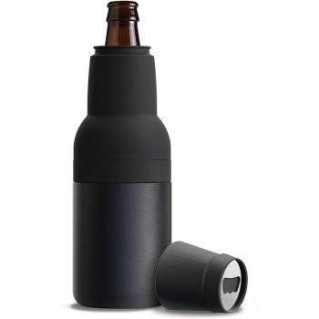 Stainless Steel Beer Bottle and Can Cooler with Opener