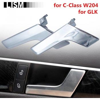 Chrome Matte Interior Door Handle Covers for Mercedes-Benz C-Class W204 GLK