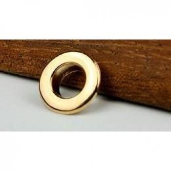 20-Piece Pure Copper Eyelets for Bags and Garments (5/8/10/12mm)