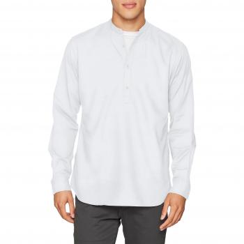 Camisa JACK & JONES PREMIUM Jprsummer Band Tunic LS para Hombre, Talla X-Large, Blanca