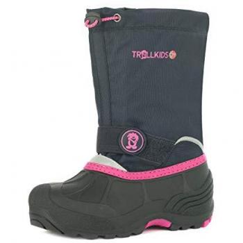 Trollkids Telemark Winterstiefel XT – Kind (Größe 28), Blau/Navy