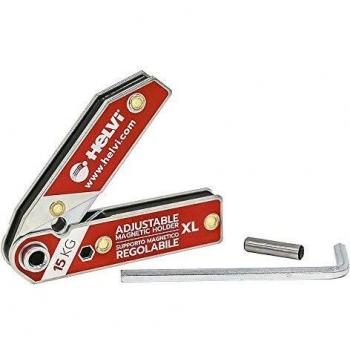 Helvi Supporto Magnetico per Saldatura 15 kg, Rosso, Conregolazione di Carico