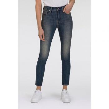 Levi's® Damen-Jeans 721 High Rise Skinny – blau, lockerer Schnitt, Bund 27/30