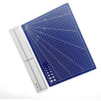 A4 Size Cutting Pad and Ruler Set
