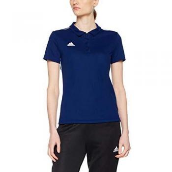 Adidas Damen CORE18 Polo-Shirt Dunkelblau-Weiß 2XL
