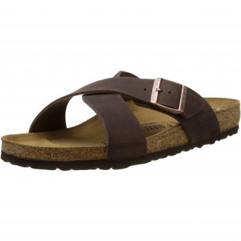 Birkenstock Tunis, Sandali a Punta Aperta Uomo, Marrone, 45 EU