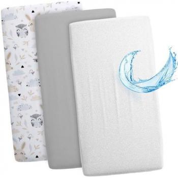 Tissu housse pour bébé TOTSY Baby – Poussette + Couffin, gris, 83×50 cm, mixte (24 mois‑2 ans)