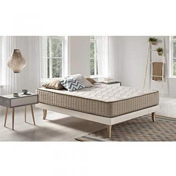 Matelas 90x200 Tencel Mémoire de forme Ignifuge 20cm Fermeté moyenne-élevée