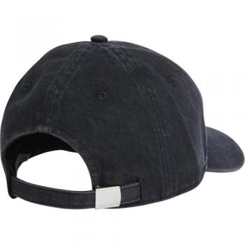 Calvin Klein Jeans Basecap 6 Panel Mono Logo in verwaschenem Schwarz