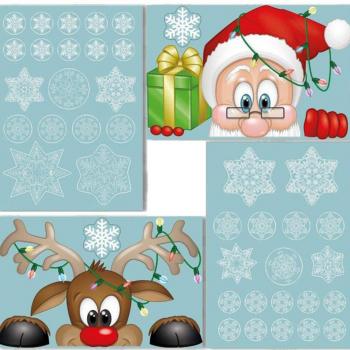 Santa Claus Room Decoration Stickers