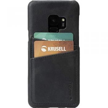 Galaxy S9 Krusell Sunne 2‑Karten‑Schutzhülle Vintage Schwarz