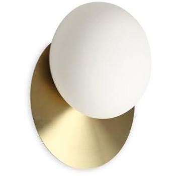 NINFEA Round Flush Wall Lamp Brass