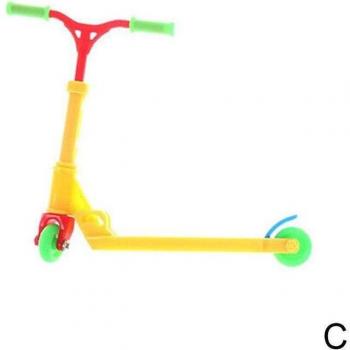 Mini scooter à deux roues, jouet éducatif pliable pour enfants, 1 ensemble, couleurs aléatoires