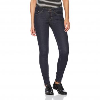 TOM TAILOR DENIM Damen Jeans Jona, Skinny Fit, Blau