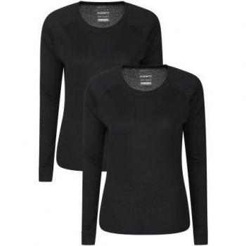 Mountain Warehouse Women's Talus Thermal Base Layer Top (Pack of 2)