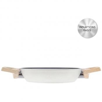 Karaca Swiss Crystal 20 cm Induktionspfanne, Cremefarben