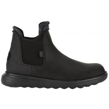 Stivali Hey Dude Branson Classic in Suede Nero 44