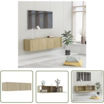 Meuble Téléviseur Chêne Sonoma 30 cm