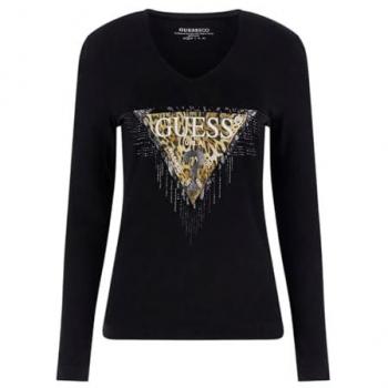 Black Cotton Long Sleeve T-Shirt IT38|XS