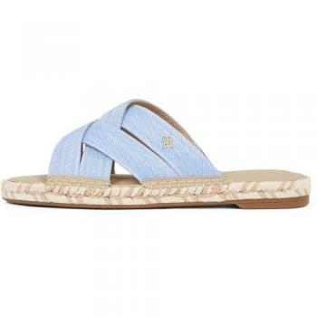 Tommy Hilfiger Espadrilles “Chambray” Mule Blu – Codice FW0FW08501