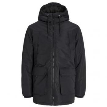 Jack & Jones Parka für Herren, Modell JJCONSTRUCT, schwarz, Größe L