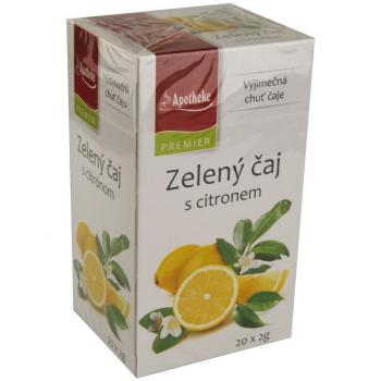Apotheke Zelený čaj s citronem 20 x 2 g