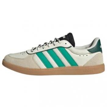 Adidas Breaknet Sleek Women's Shoes in Off White/Court Green